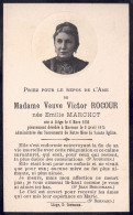 +++ Image Religieuse - Image Pieuse - Décès - ROCOUR - MARCHOT - LIEGE 1836 - MARCOUR 1915  - Ed. Boumard // - Santini