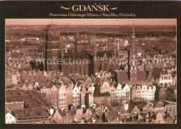 72679658 Gdansk Blick Auf Die Altstadt Mit Marienkirche  - Poland