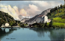 CPA Piora Kt. Tessin Schweiz, Ritomsee Mit Blick Auf Den Ort, Gebirge - Sonstige & Ohne Zuordnung