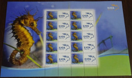 Greece 2012 Riches Of The Greek Seas Personalized Sheet MNH - Nuevos