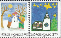 Norwegen 1057-1058 (kompl.Ausg.) Postfrisch 1990 Kinderzeichnungen - Nuovi