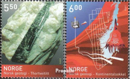Norwegen 1552-1553 (kompl.Ausg.) Postfrisch 2005 Geologische Gesellschaft - Unused Stamps