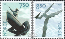 Norwegen 1430-1431 (kompl.Ausg.) Postfrisch 2002 Kunst 20. Jahrhundert - Unused Stamps