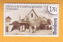 2014 Moldova Moldavie Moldau 200 Years Of Germans In Basarabia Bessarabia. Germany 1v Mint - Moldawien (Moldau)