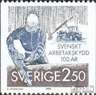 Schweden 1600 (kompl.Ausg.) Postfrisch 1990 Arbeitsschutz - Neufs