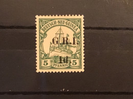 New Guinea 1914-5 1d On 5pf Green G.R.I. Mint SG 17 - Autres & Non Classés