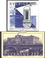 Schweden 1730,1731 (kompl.Ausg.) Postfrisch 1992 Patentamt, IPU - Unused Stamps