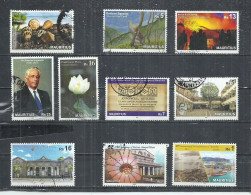 TEN AT A TIME - MAURITIUS 2018-2023 - LOT OF 10 DIFFERENT  2 - POSTALLY USED OBLITERE GESTEMPELT USADO - RARE - Maurice (1968-...)