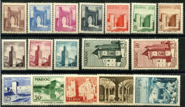Maroc  345/361 * Charnela. 1955 - Maroc (1956-...)
