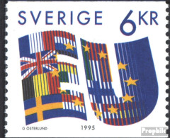 Schweden 1880 (kompl.Ausg.) Postfrisch 1995 Europäische Union - Ongebruikt