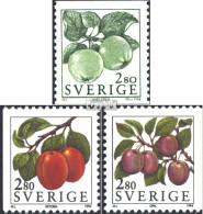 Schweden 1808-1810 (kompl.Ausg.) Postfrisch 1994 Beeren Und Früchte - Nuovi