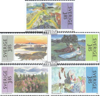 Schweden 1945-1949 (kompl.Ausg.) Postfrisch 1996 Gemälde - Nuovi