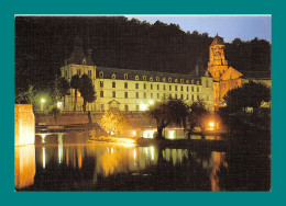 24 Brantome L' Abbaye Et L' église La Nuit - Brantome