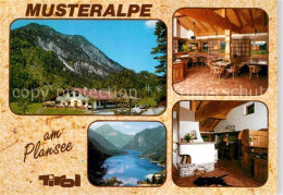 72677614 Reutte Tirol Gastwirtschaft Musteralpe Am Plansee Alpenpanorama Reutte - Sonstige & Ohne Zuordnung
