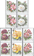 Schweden 1823Do/Du-1827Do/Du Paare (kompl.Ausg.) Postfrisch 1994 Rosen - Unused Stamps