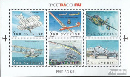 Schweden Block16 (kompl.Ausg.) Postfrisch 2001 Luftfahrt - Blocks & Kleinbögen