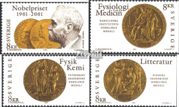 Schweden 2224-2227 (kompl.Ausg.) Postfrisch 2001 Nobelpreis - Ongebruikt