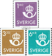 Schweden 1420-1422 (kompl.Ausg.) Postfrisch 1987 Postemblem - Unused Stamps