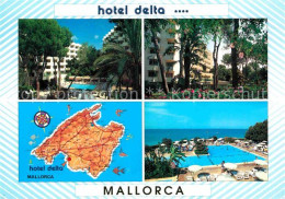 72677063 Mallorca Hotel Delta Swimmingpool Mallorca - Autres & Non Classés