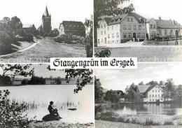 72676213 Stangengruen Zwickau Teilansichten Kirche Uferpartie Am See Stangengrue - Zwickau