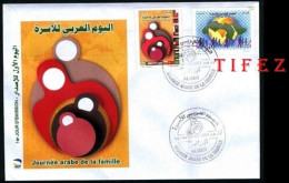 FDC/Année 2015-N°1729/1730 : Journée Arabe De La Famille - Algerije (1962-...)