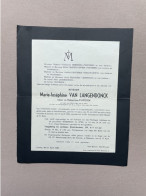 VAN LANGENDONCK Marie Joséphine °LINDEN 1852 +LEUVEN 1938 - PINXTEREN - MEERKENS - VANDERSTAPPEN - KOECKELBERGHS - Todesanzeige