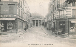 D9823 Courbevoie La Rue De L'église - Courbevoie