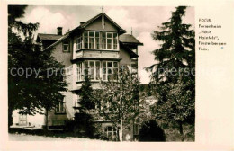 72676046 Finsterbergen FDGB Ferienheim Haus Hainfels Finsterbergen Thueringer Wa - Other & Unclassified