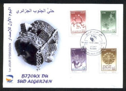 FDC/Année 2009-N°1528/1531 : Bijoux Du Sud Algérien - Algérie (1962-...)