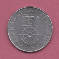 Italia, 1981- 100 Lire. Centenary Naval Accademy Livorno- Acmonital- Obverse Emblem Of Accademy. - 100 Liras