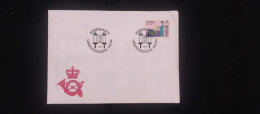 C) 1984. DENMARK. FDC. THE. MOSAIC FAITH SOCIETY. XF - Otros & Sin Clasificación