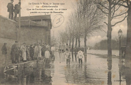 D9826 Courbevoie La Crue De La Seine - Courbevoie