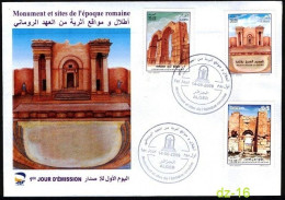 FDC/Année 2009-N°1535/1537 : Monuments Et Sites De L' époque Romaine - Algerije (1962-...)
