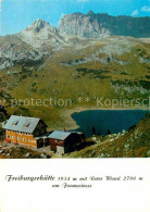 72673458 Dalaas Freiburgerhuette Mit Roter Wand Am Formarinsee Lechquellengebirg - Sonstige & Ohne Zuordnung