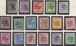 SBZ  182-197, Postfrisch **/*, Mit Abarten, Arbeiter Mit Aufdruck, 1948 - Mint