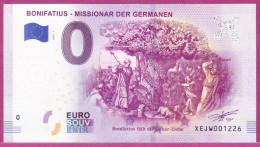 0-Euro XEJW 2019-1 BONIFATIUS - MISSIONAR DER GERMANEN - DONAR-EICHE - Privatentwürfe