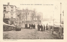 D9836 Courbevoie Crue De La Seine La Rampe Du Pont - Courbevoie