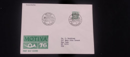 C) 1976. FINLAND. FIRST AIRMAIL ENVELOPE SENT TO USA. XF - Otros & Sin Clasificación
