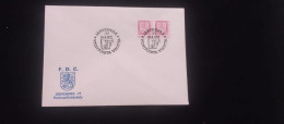 C) 1977. FINLAND. FDC. COAT OF ARMS. DOUBLE STAMP. XF - Andere & Zonder Classificatie
