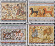 San Marino 1083-1086 (kompl.Ausg.) Postfrisch 1975 Etruskische Malerei - Unused Stamps