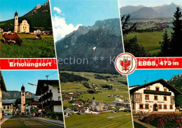 72670188 Ebbs Ortskern Kaisergebirge Wallfahrtskirche Gasthaus-Oberwirt Ebbs - Autres & Non Classés