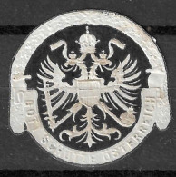 WW1 GERMANY AUSTRIA CINDERELLA VIGNETTE SIEGELMARKE EMBOSSED "GOTT SCHUTZE OSTERREICH" "GOD PROTECT AUSTRIA" - Erinnophilie