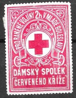 Czechoslovakia. Red Cross DAMSKY SPOLEK CROIX ROUGE  Vignette Cinderella Reklamemarke - Erinnofilie