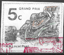 G.B. 1983 H.N. Local Post CAR RACING GRAND PRIX  LOCAL POST  Vignette Cinderella Reklamemarke - Cinderellas