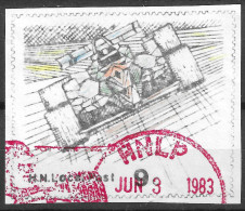 G.B. 1983 H.N. Local Post CAR RACING  LOCAL POST  Vignette Cinderella Reklamemarke - Vignetten (Erinnophilie)