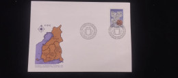 C) 1985. FINLAND. FDC. COUNTY DIVISION. XF - Otros & Sin Clasificación