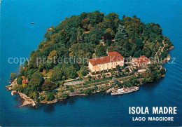 72669033 Isola Madre Lago Maggiore Fliegeraufnahme Isola Madre Lago Maggiore - Sonstige & Ohne Zuordnung
