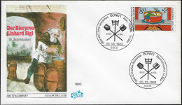 Allemagne 1983 Y&T 1011 Sur FDC. Brassage De La Bière, D'après Une Gravure Sur Cuivre De 1677 - Cervezas