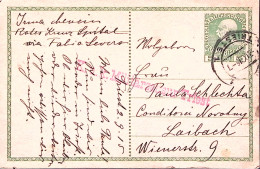 1915-Austria TRIESTE C.2 (2.9) Su Cartolina Postale H.5 - Other & Unclassified