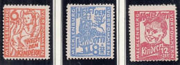 SBZ  26-28 A, Ungebraucht *, Kinderhilfe, 1945 - Ungebraucht